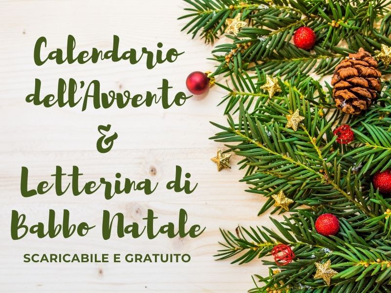 Calendario Dell Avvento E Letterina Di Babbo Natale Scaricabili